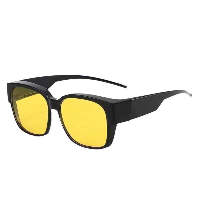 Saulesbriļļu komplekts tuvredzībai vīriešiem un sievietēm, polarizēts ar klipsi, UV aizsardzība, īpaši viegli ietvari tuvredzībai, īpaši izstrādāti braukšanai