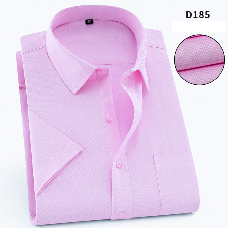 Καλοκαιρινό κοντομάνικο πουκάμισο για άνδρες, plus size, plus size, casual business, casual, extra large, fat professional, Bai Tingsheng