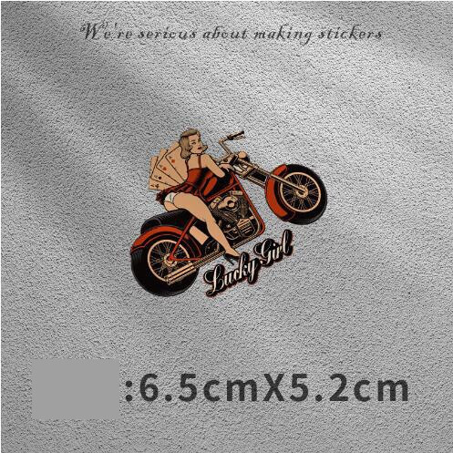 Αυτοκόλλητο εξωτερικού εμπορίου με ρετρό κράνος μοτοσικλέτας Harley, αυτοκόλλητο μοτοσικλέτας American Eagle, εξατομικευμένο διασυνοριακό δημιουργικό αυτοκόλλητο ξυστό