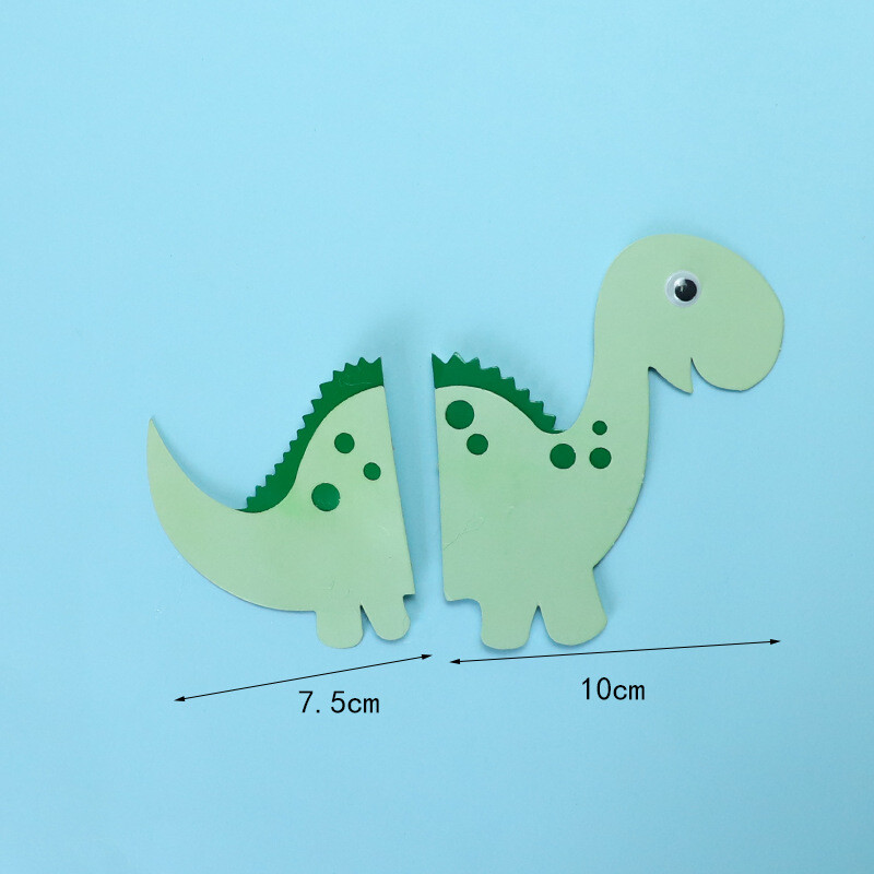 Dzimšanas dienas kūkas cepšanas rotājums, dinozaura kūkas spraudnis, maza saule, kokosriekstu koks, vulkāns, salda, jauka mājdzīvnieka rotājuma kartīte