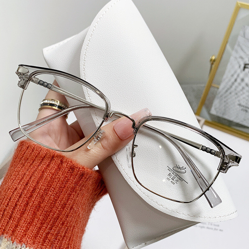 Νέα Γυαλιά Οράσεως, Αντι-Μπλε Φως, Σκελετοί Γυαλιών Οράσεως για Γυναικεία, Υπερελαφριά, Άνετα, Ρετρό, Φρύδια, Επαγγελματικά, Ανδρικά, Μοντέρνα Γυαλιά