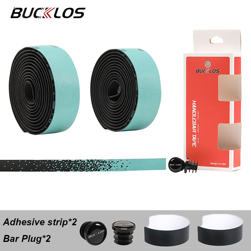 „BUCKLOS“ speciali, spalvą keičianti plento dviračio vairo juosta, PU antivibracinė ir neslystanti fiksuota juosta dviejų spalvų lenktam dviračio vairui.