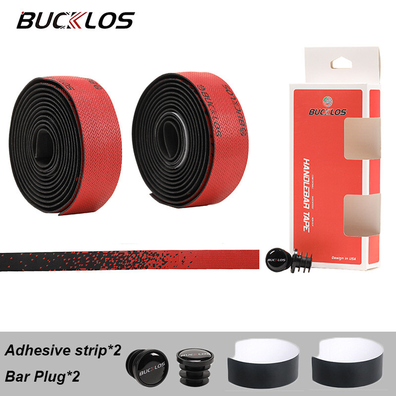 „BUCKLOS“ speciali, spalvą keičianti plento dviračio vairo juosta, PU antivibracinė ir neslystanti fiksuota juosta dviejų spalvų lenktam dviračio vairui.