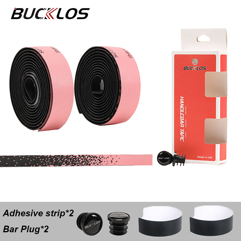 „BUCKLOS“ speciali, spalvą keičianti plento dviračio vairo juosta, PU antivibracinė ir neslystanti fiksuota juosta dviejų spalvų lenktam dviračio vairui.