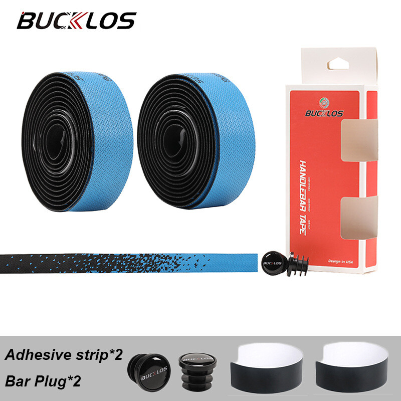 „BUCKLOS“ speciali, spalvą keičianti plento dviračio vairo juosta, PU antivibracinė ir neslystanti fiksuota juosta dviejų spalvų lenktam dviračio vairui.