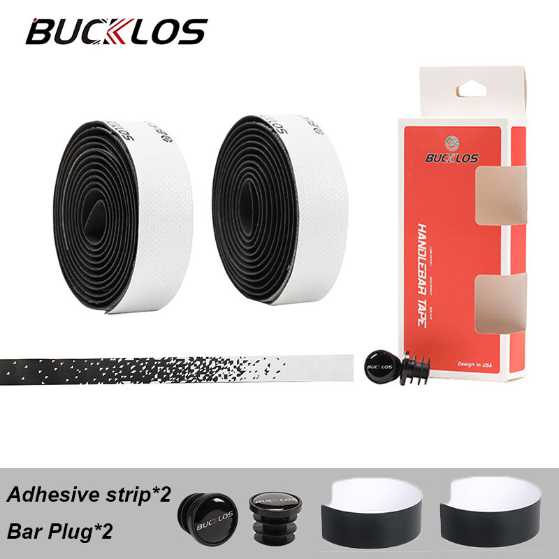 „BUCKLOS“ speciali, spalvą keičianti plento dviračio vairo juosta, PU antivibracinė ir neslystanti fiksuota juosta dviejų spalvų lenktam dviračio vairui.