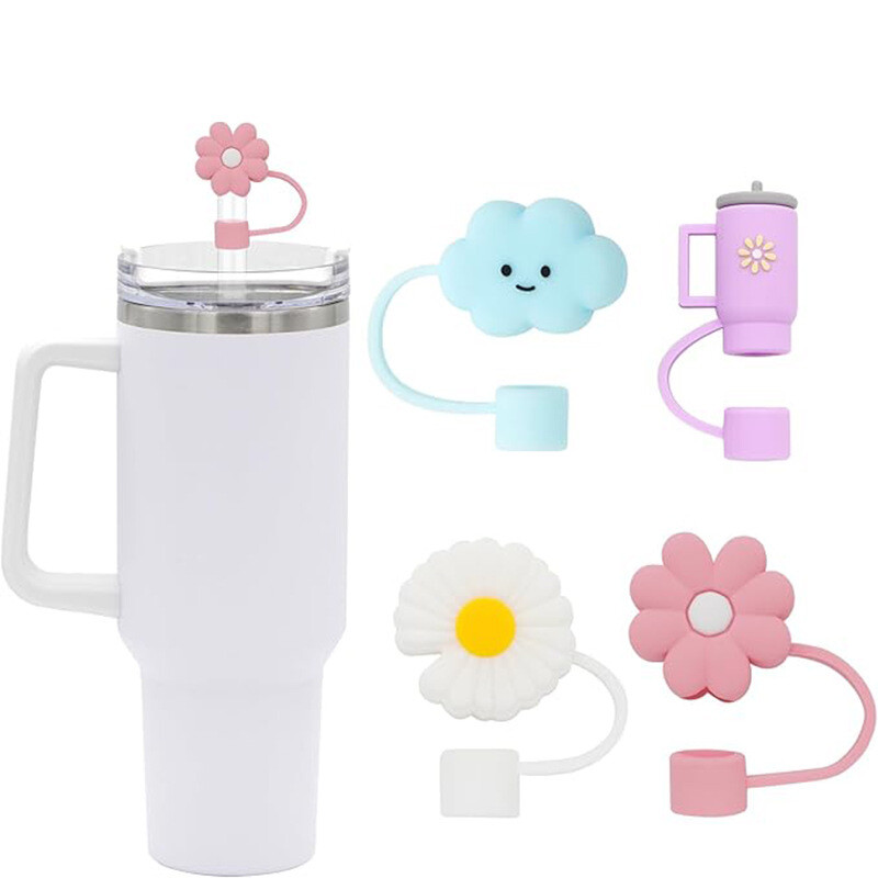 „Amazon Stanley“ 10 mm šiaudinis dangtelis, 3D šiaudinis dulkių uždangalas, ledo puodelio priedai, nepralaidus kryžminis kraštas