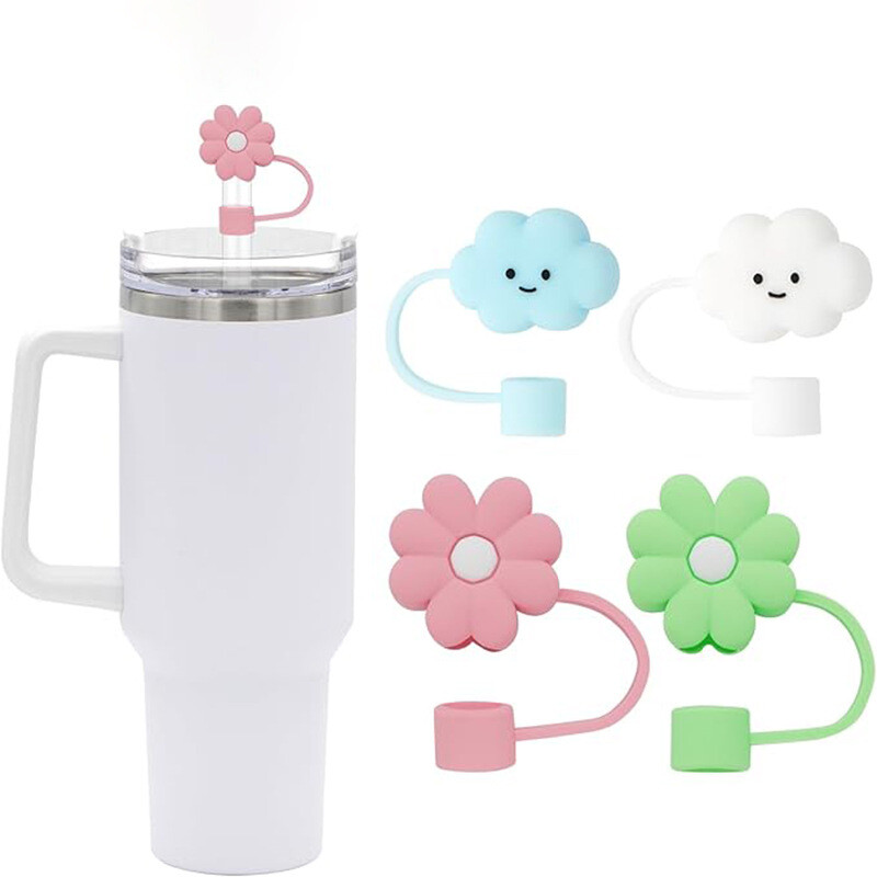 „Amazon Stanley“ 10 mm šiaudinis dangtelis, 3D šiaudinis dulkių uždangalas, ledo puodelio priedai, nepralaidus kryžminis kraštas