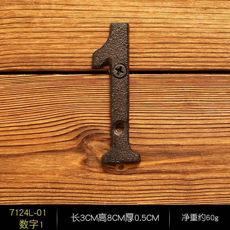 Didmeninė prekyba ketaus sieninėmis raidėmis, kabančiais retro arabiškais skaitmenimis, baro geležine stalo dekoracija su raidėmis, modelių kambarys