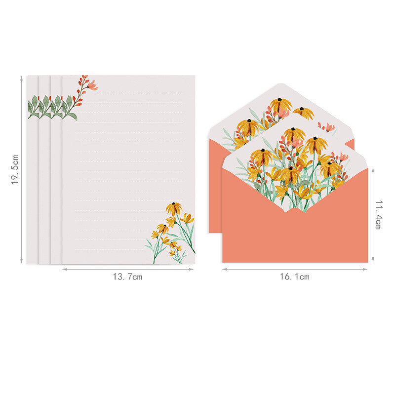 Vokas su meilės laišku vaikinui ir merginai, rinkinys, kūrybinga ranka rašyta kolekcija, retro kvietimas gimtadieniui ir vestuvėms