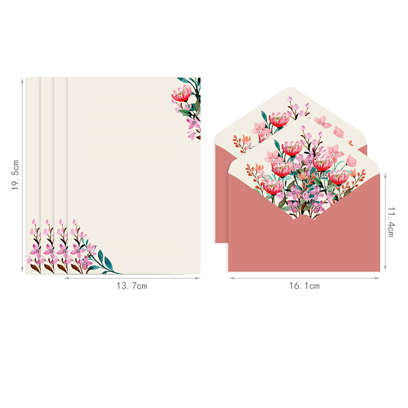 Vokas su meilės laišku vaikinui ir merginai, rinkinys, kūrybinga ranka rašyta kolekcija, retro kvietimas gimtadieniui ir vestuvėms