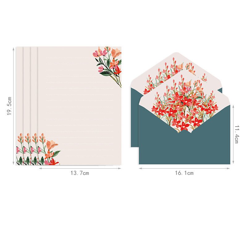 Vokas su meilės laišku vaikinui ir merginai, rinkinys, kūrybinga ranka rašyta kolekcija, retro kvietimas gimtadieniui ir vestuvėms