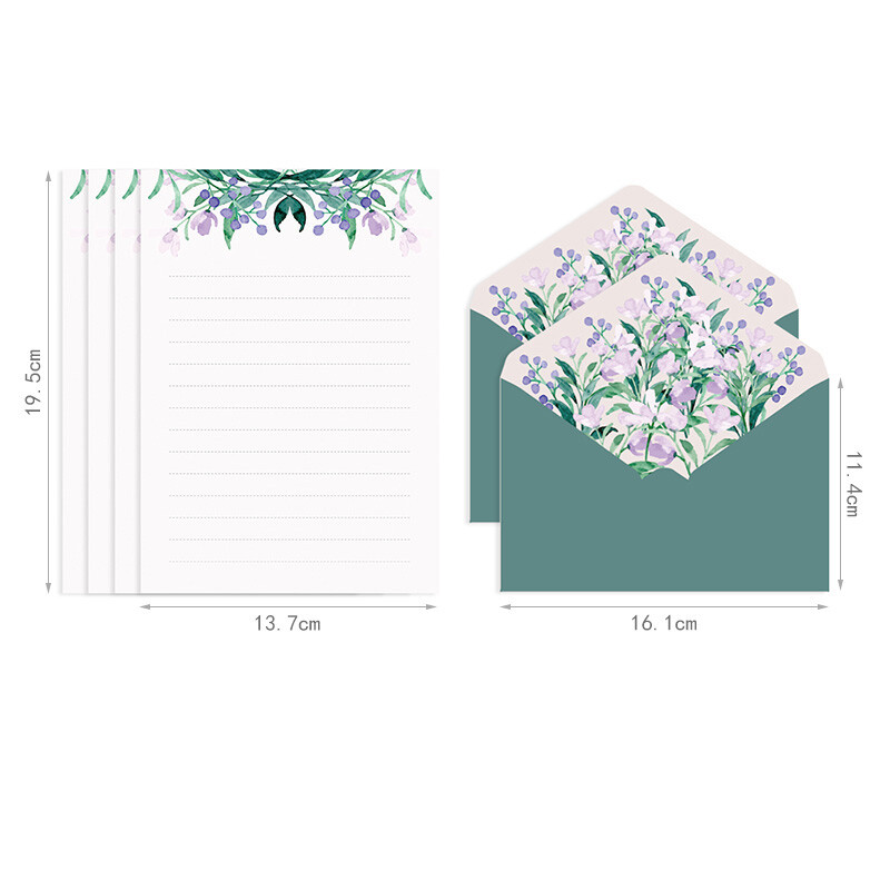 Vokas su meilės laišku vaikinui ir merginai, rinkinys, kūrybinga ranka rašyta kolekcija, retro kvietimas gimtadieniui ir vestuvėms