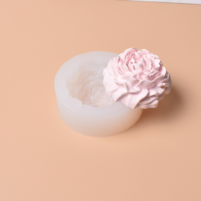 Maža silikoninė formelė bijūnų ledams, šokolado putėsiams, tortui, tinkui, žvakių klijams, muilo formelei