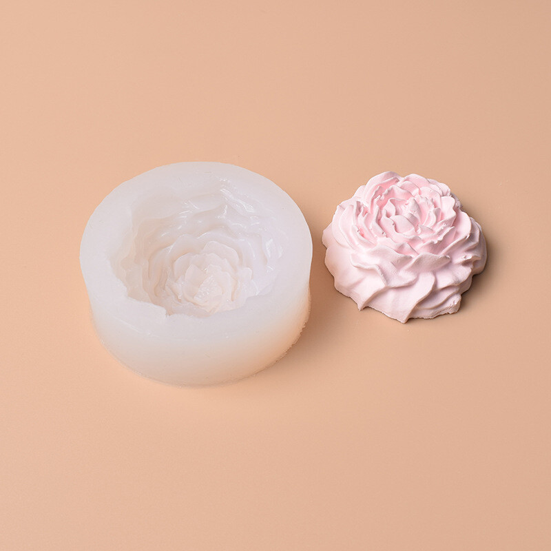 Maža silikoninė formelė bijūnų ledams, šokolado putėsiams, tortui, tinkui, žvakių klijams, muilo formelei