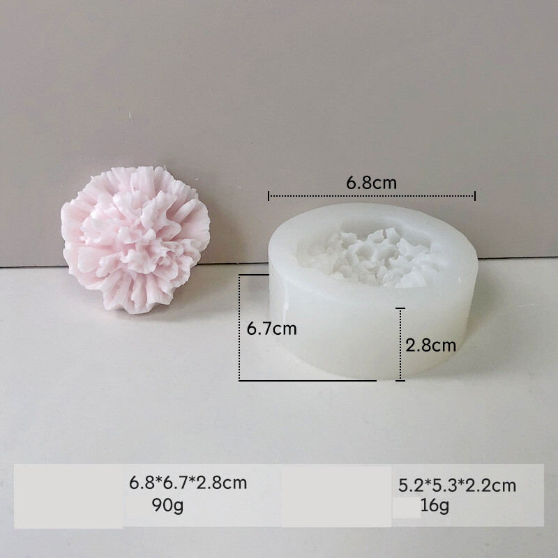 Kips-epoksüüdist kroonlehtede käsitsi valmistatud seep isetehtud silikoonist lillevorm, lõhnakivi✅Aroomiteraapia küünal W18