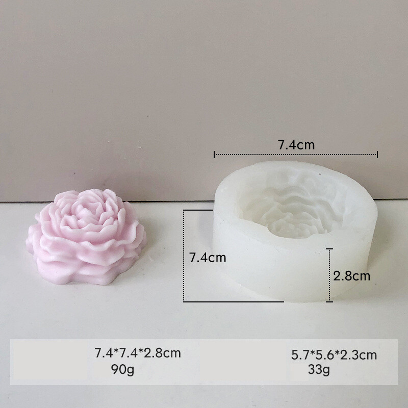 Kips-epoksüüdist kroonlehtede käsitsi valmistatud seep isetehtud silikoonist lillevorm, lõhnakivi✅Aroomiteraapia küünal W18