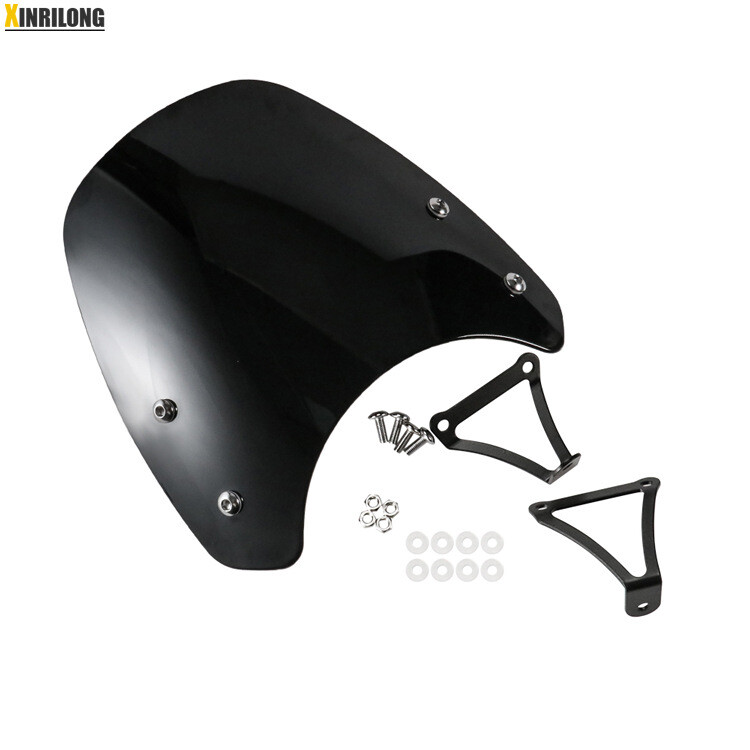 Motociklų priedai, priekinis stiklas, tinka Honda CB650R motociklui, modifikuotas priekinis stiklas, pakeltas priekinis stiklas