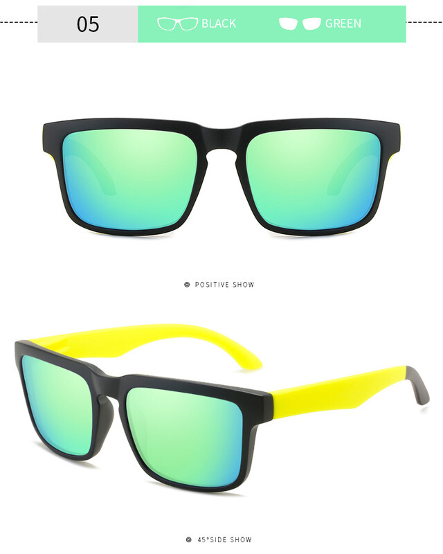 FRROS9654 bez zīmola Eiropas un Amerikas sporta riteņbraukšanas polarizētas kvadrātveida rāmja saulesbrilles vīriešiem āra lietošanai