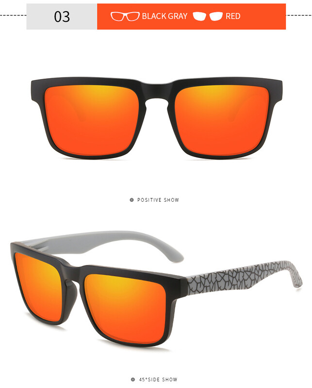 FRROS9654 bez zīmola Eiropas un Amerikas sporta riteņbraukšanas polarizētas kvadrātveida rāmja saulesbrilles vīriešiem āra lietošanai