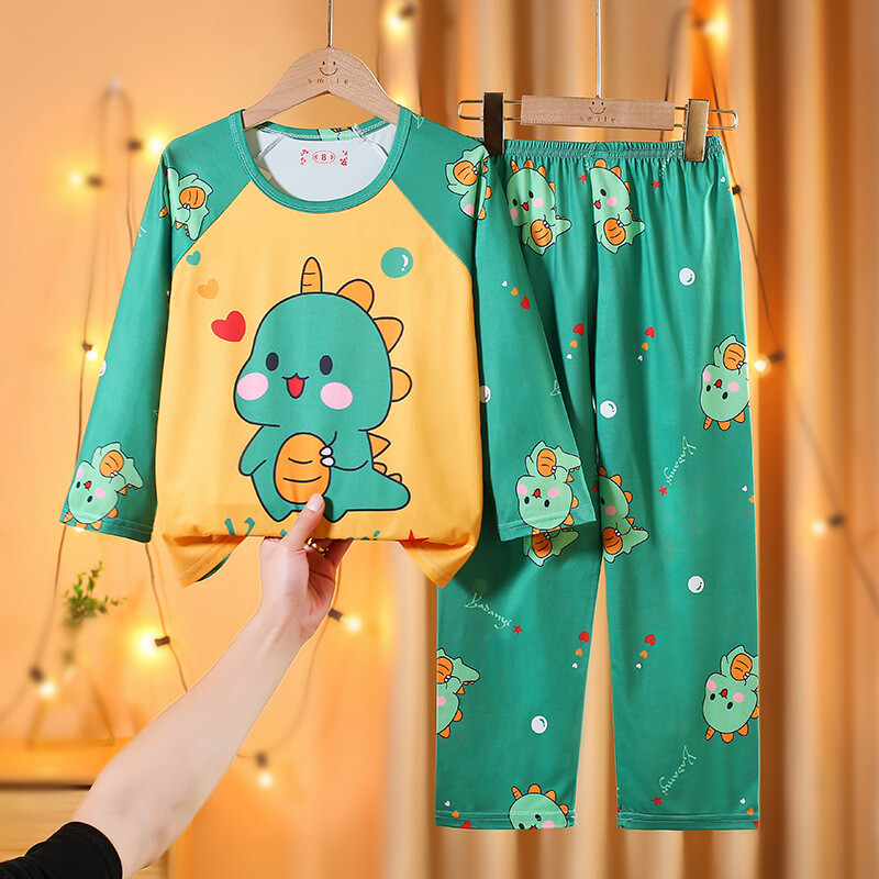 Vaikiški oro kondicionierių kostiumai, mergaičių pižamos, kūdikiams skirtos pavasarinės ir rudeninės ilgarankovės kelnės, dviejų dalių kostiumėliai, mažų mergaičių namų drabužiai, vasariniai drabužiai