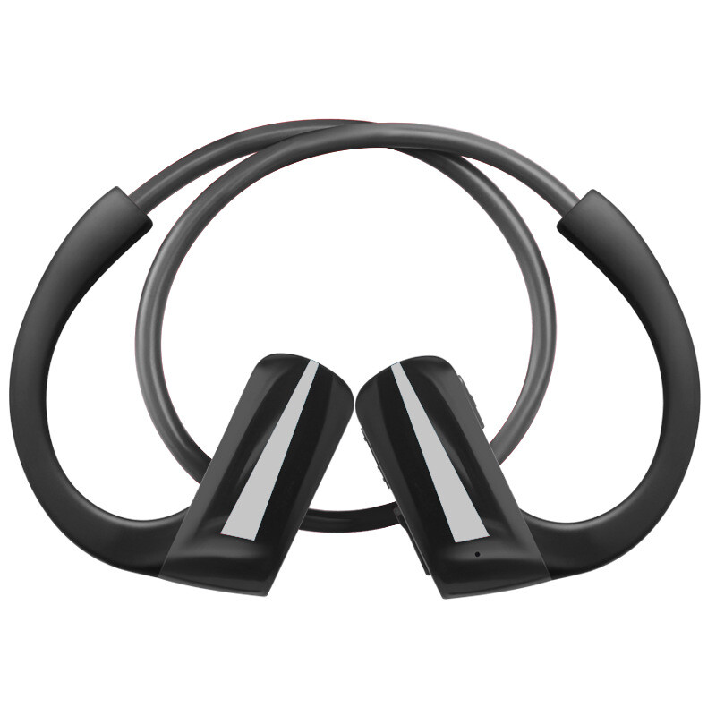 Căști Bluetooth fără fir P10 cu cârlig pentru ureche, căști Bluetooth sport cu bandă de susținere, cablu retractabil cu bobină de memorie