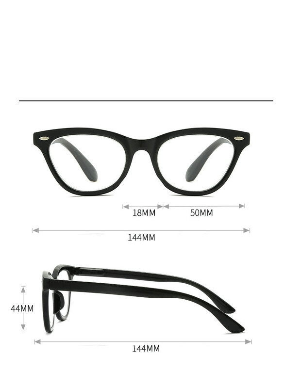 Ρετρό γυαλιά ανάγνωσης σε σχήμα cat eye για γυναίκες, ευρωπαϊκά και αμερικανικά μοντέρνα γυαλιά απομίμησης ταρταρούγας, εξαιρετικά ελαφριά γυαλιά ανάγνωσης, αντι-μπλε φως 202309