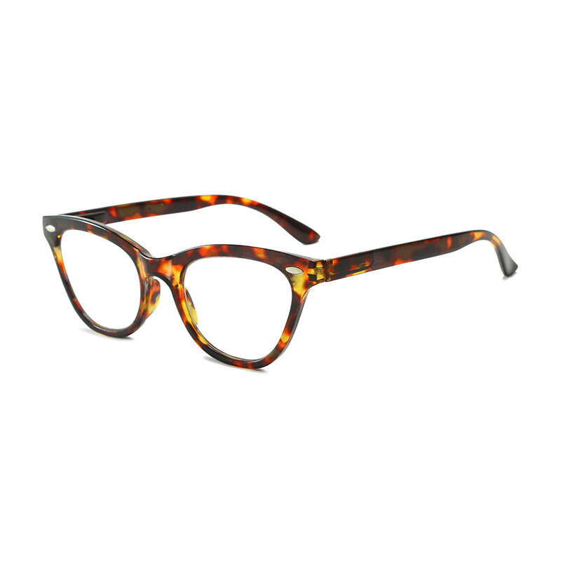 Ρετρό γυαλιά ανάγνωσης σε σχήμα cat eye για γυναίκες, ευρωπαϊκά και αμερικανικά μοντέρνα γυαλιά απομίμησης ταρταρούγας, εξαιρετικά ελαφριά γυαλιά ανάγνωσης, αντι-μπλε φως 202309