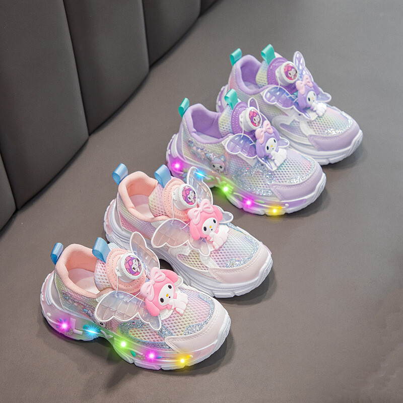 Mergaičių bateliai, pavasario nauji mokykliniai bateliai 2025 m., bateliai su besisukančiomis sagomis, mergaičių laisvalaikio bateliai vidutiniams ir dideliems vaikams, bėgimo sportbačiai