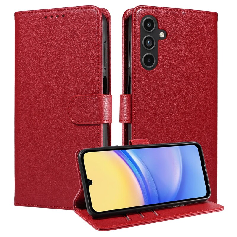 Κατάλληλη για τη νέα θήκη κινητού τηλεφώνου Samsung A15 4G/5G με αντικλεπτική βούρτσα, τη δερμάτινη θήκη κινητού τηλεφώνου Samsung S24 με αναδιπλούμενο κάλυμμα και προστατευτική θήκη.