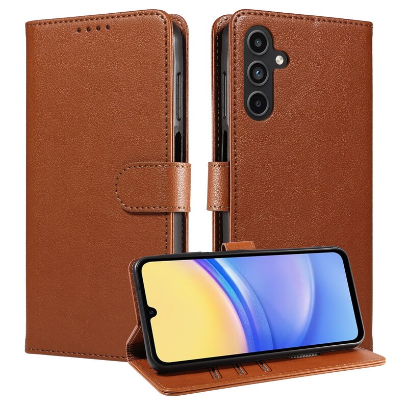 Κατάλληλη για τη νέα θήκη κινητού τηλεφώνου Samsung A15 4G/5G με αντικλεπτική βούρτσα, τη δερμάτινη θήκη κινητού τηλεφώνου Samsung S24 με αναδιπλούμενο κάλυμμα και προστατευτική θήκη.