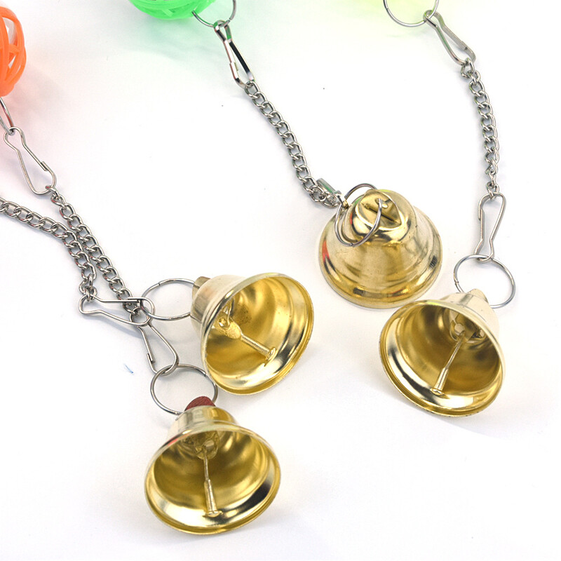 Igračka za papigu, kavez za ptice, zvona za ublažavanje dosade, okrugla loptica od polipropilena za žvakanje, dekompresija, interaktivna tvornička igračka za ptice