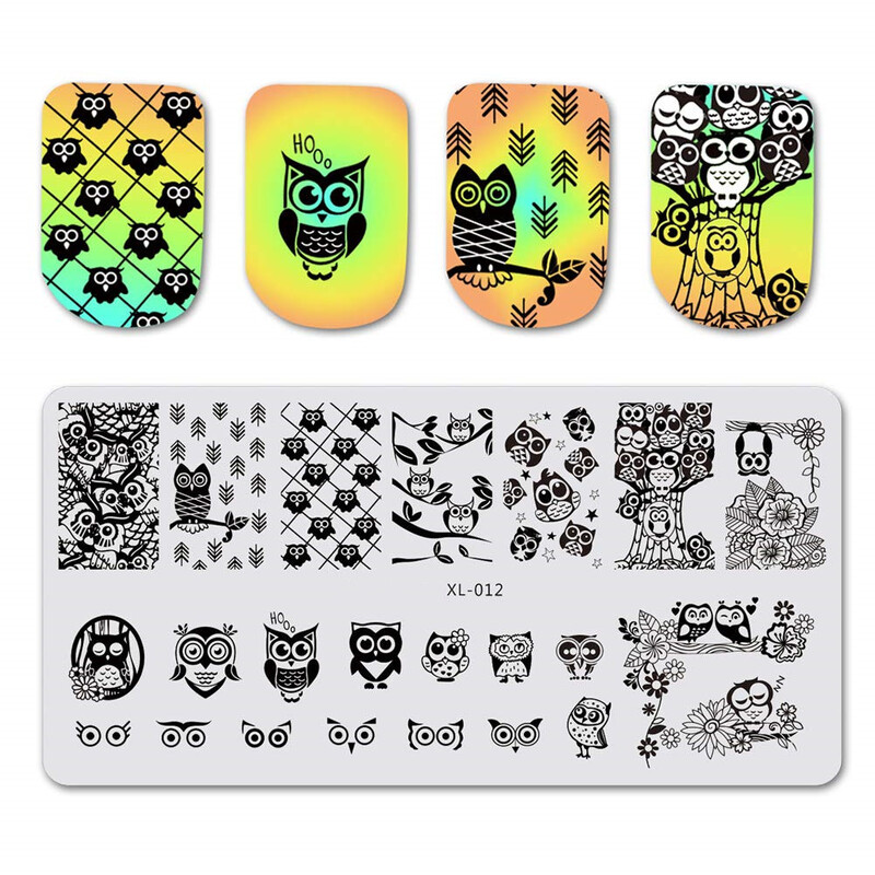 Predložak za žigosanje noktiju, lak za nokte, poseban pečat, čelična ploča, DIY, pečat, uljni pečat, alat za prijenos pločica, pravokutni