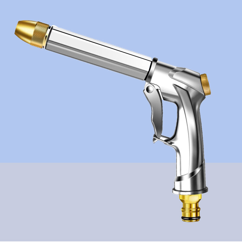 Aukšto slėgio automobilių plovimo vandens pistoletas, metalinis galvutės buitinis stiprintuvas, automobilių plovimo grindų vandens purškimo antgalis, vienas dešimt dienų