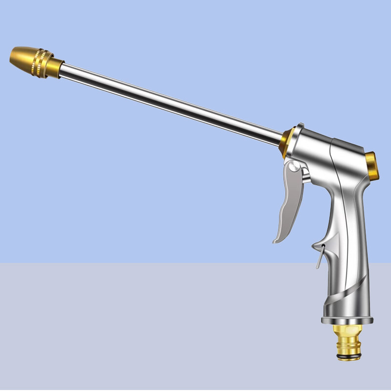 Aukšto slėgio automobilių plovimo vandens pistoletas, metalinis galvutės buitinis stiprintuvas, automobilių plovimo grindų vandens purškimo antgalis, vienas dešimt dienų