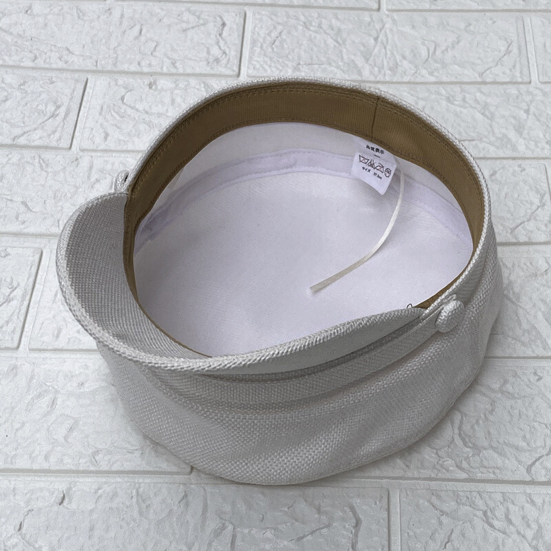 Парижки стил лятна бяла осмоъгълна шапка с кристали, дамска модна универсална шапка с патешка човка, британска плоска барета