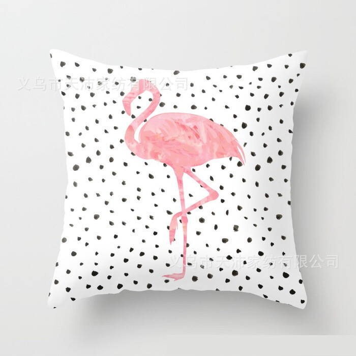 Βόρειο καλοκαιρινό ποιμενικό φυτό, φρέσκα φλαμίνγκο, μαξιλαροθήκη, κρεβάτι, καναπές, πλάτη, απλό μαξιλάρι