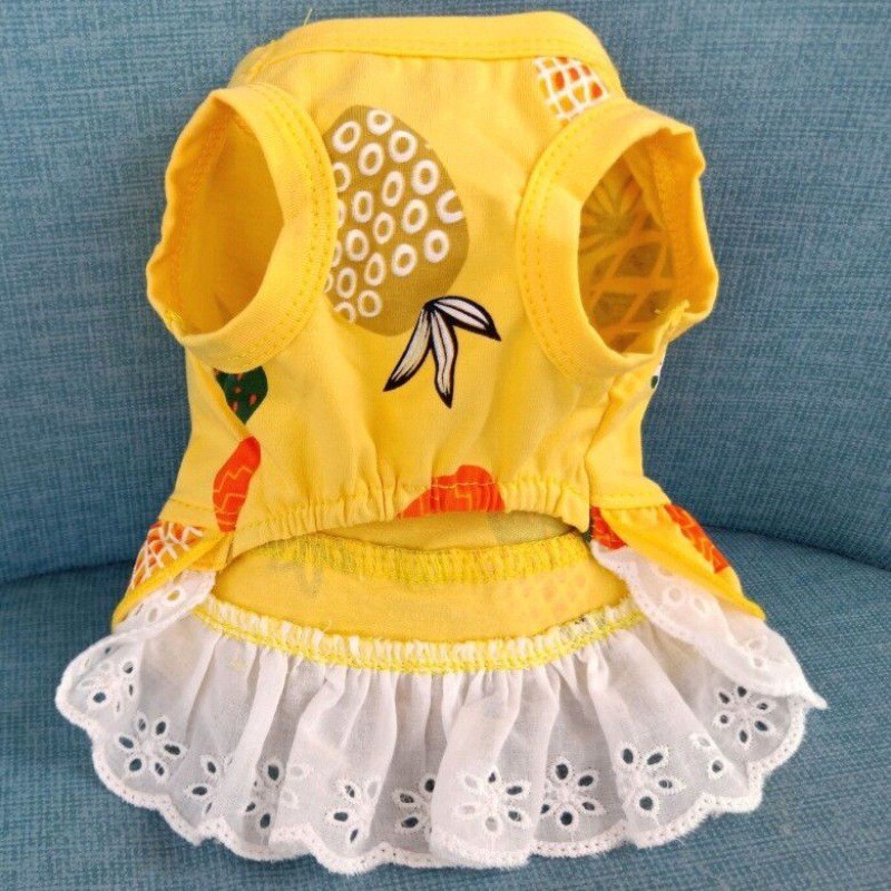 Koera riided Internet Celebrity Teddy seelik Bichon kutsikas Suverõivad Hooaeg Päikesekaitse Hingav Vest Väikestele Koertele Kassidele Õhuke Sektsioon