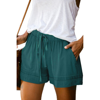 2023 Лято Нови Hot Shorts Ежедневни Широки Крака Свободни Шорти Европейски и Американски Дамски Шорти с Висока Талия
