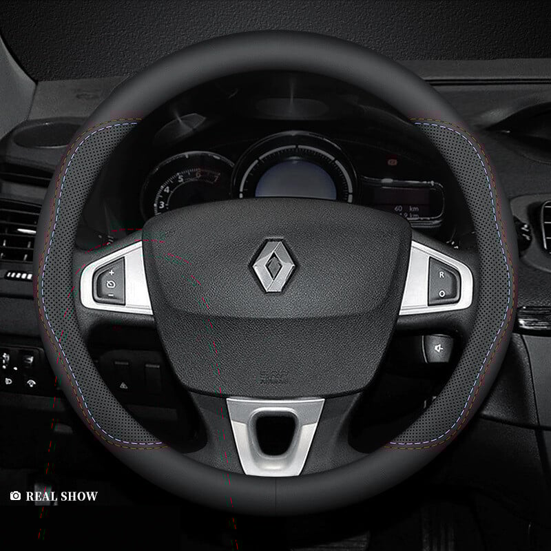 Подходящ за капак за волан на автомобил Renault Koleos Koleos Koleos Koleos Универсален капак за дръжка Binfenglang за всички сезони