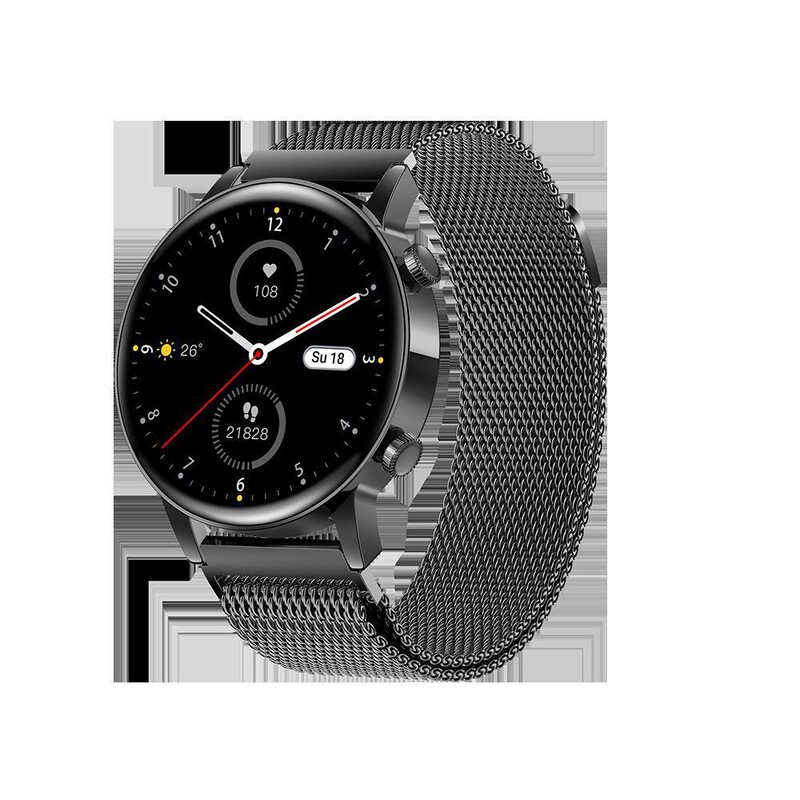 Νέο έξυπνο ρολόι για γυναίκες με οθόνη HD 360X360, κλήσεις Bluetooth, μέτρηση αρτηριακής πίεσης, μέτρηση βημάτων, αντοχή στο νερό και μεγάλη διάρκεια ζωής μπαταρίας.