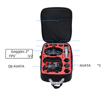 Τσάντα Drone DJI AVATA, Αδιάβροχο Σακίδιο Πλάτης, Ψηφιακή Τσάντα Αποθήκευσης Εργαλείων, Αξεσουάρ Αεροφωτογραφίας