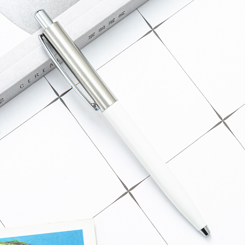 Šaltinio gamyklos metalinis stūmimo aliuminio strypo tušinukas verslo biuro reklamai reklaminis rašiklis parašo rašiklis šokinėjantis rašiklis