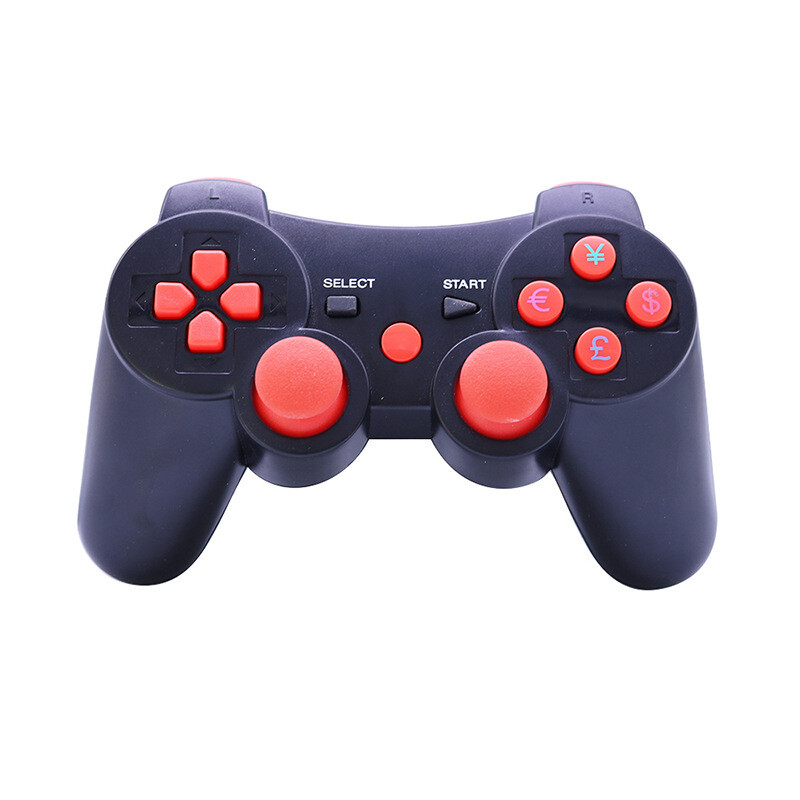 Originalus šaltinis, privatus modelis, lenkta rankena PS3, palaiko PS3 pagrindinį kompiuterį, belaidė „Bluetooth“ žaidimų rankena