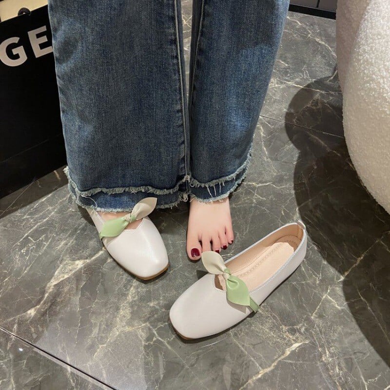 Παπούτσια Grandma 2024 γυναικεία παπούτσια, άνοιξη και φθινόπωρο, νέα μικρά δερμάτινα παπούτσια για δουλειά και οδήγηση, χοντρά τακούνια, μικρά δερμάτινα παπούτσια, μικρά, φρέσκα, μονά παπούτσια, casual