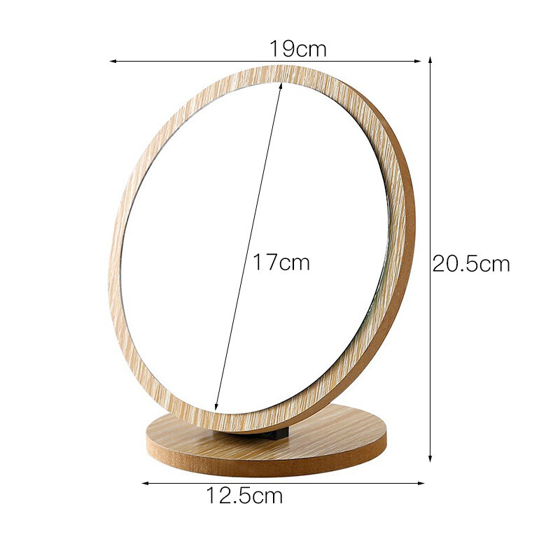 Καθρέφτης μακιγιάζ, επιτραπέζια βάση, καθρέφτης, πτυσσόμενο μπουντουάρ, υπνοδωμάτιο γραφείου, επιτραπέζιο καθρέφτη, Qinxuan