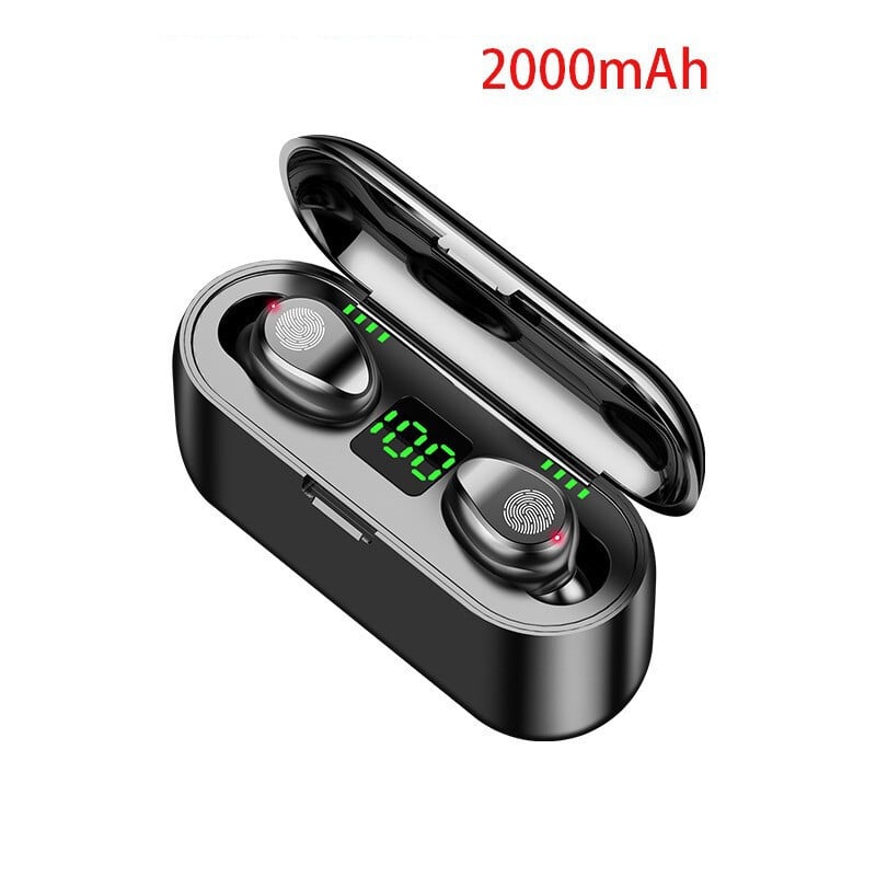 Νέα ιδιωτικά ασύρματα ακουστικά Bluetooth F9 με ψηφιακή οθόνη αφής 5.0, binaural, in-ear, αθλητικά, universal, mini, για διασυνοριακή χρήση