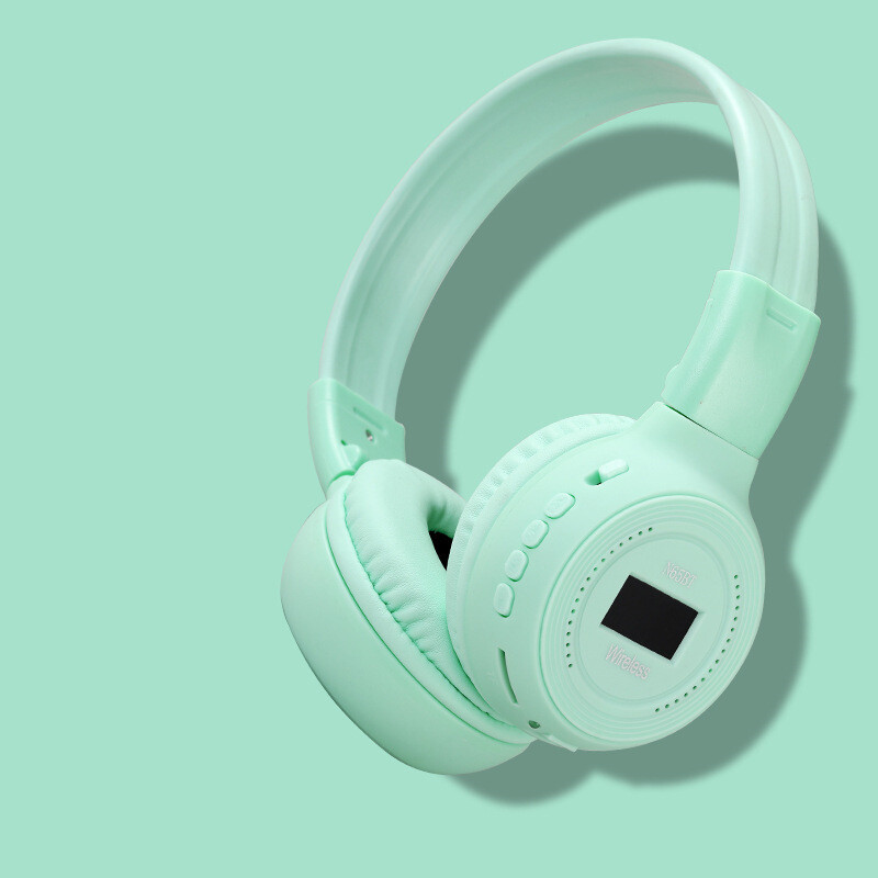 Karštai parduodamos „Macaron N65BT“ „Bluetooth“ ausinės, mobilusis telefonas, belaidė sporto kortelė, „Bluetooth 5.3“, tiesioginiai pardavimai gamykloje.