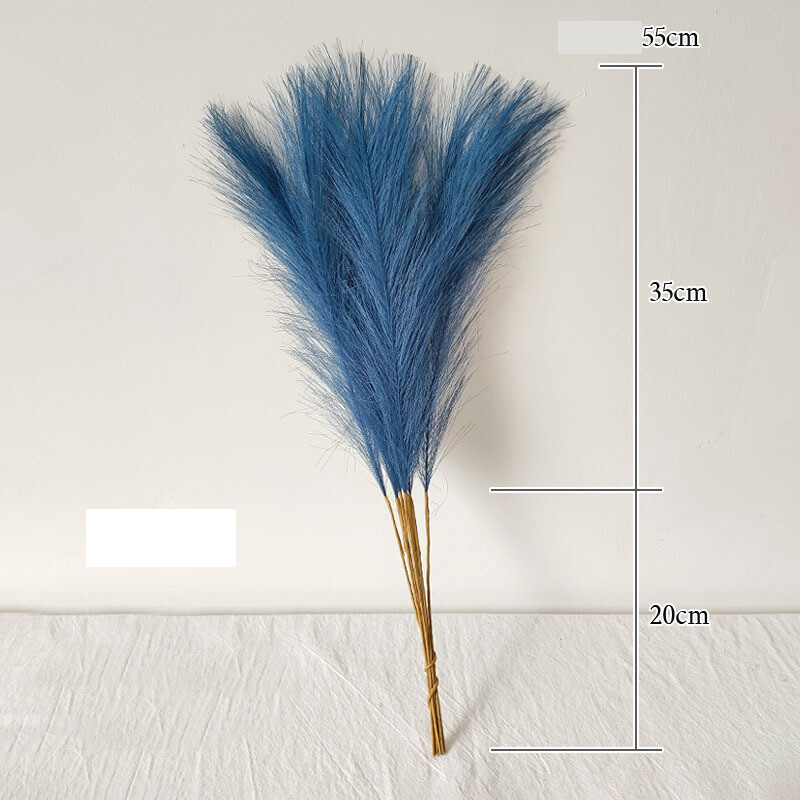 ✅Uguņošanas niedru pārrobežu stila 30 gab. mākslīgās pampas zāles pampas zāles suņa astes zāles vitrīna