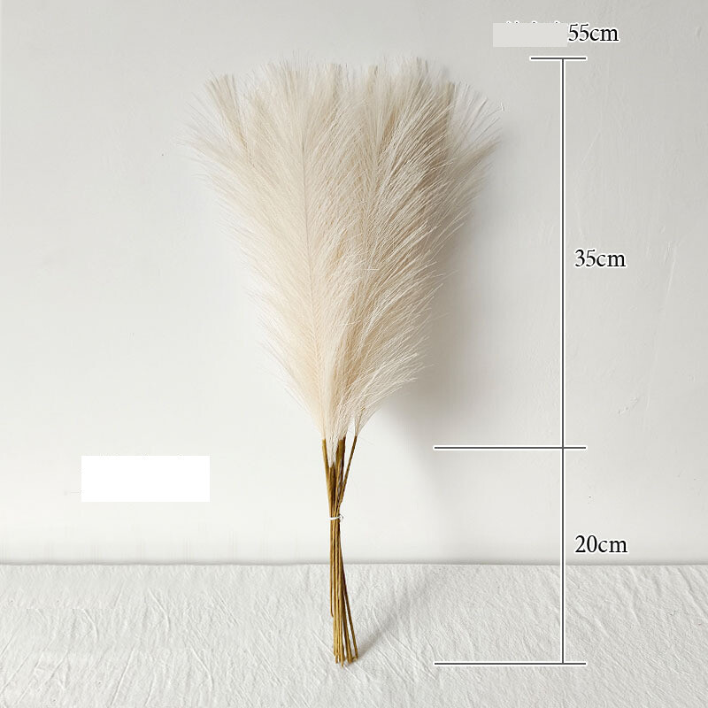 ✅Uguņošanas niedru pārrobežu stila 30 gab. mākslīgās pampas zāles pampas zāles suņa astes zāles vitrīna